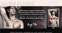 Desktop Screenshot of laurenblakely.com